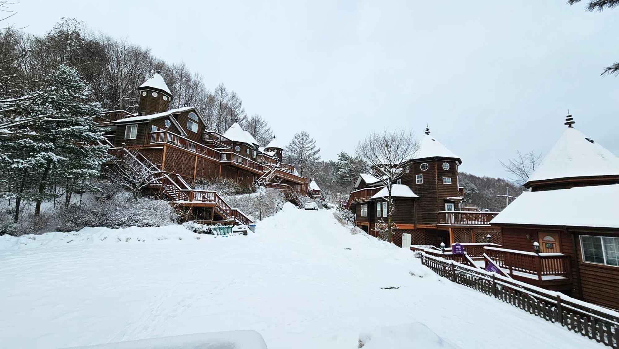 Elf Resort Hotel Pyeongchang Bagian luar foto